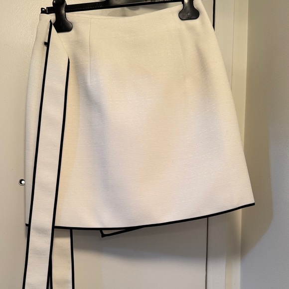 C/MEO Collective White Mini Skirt with Black Accents - Picture 3 of 3